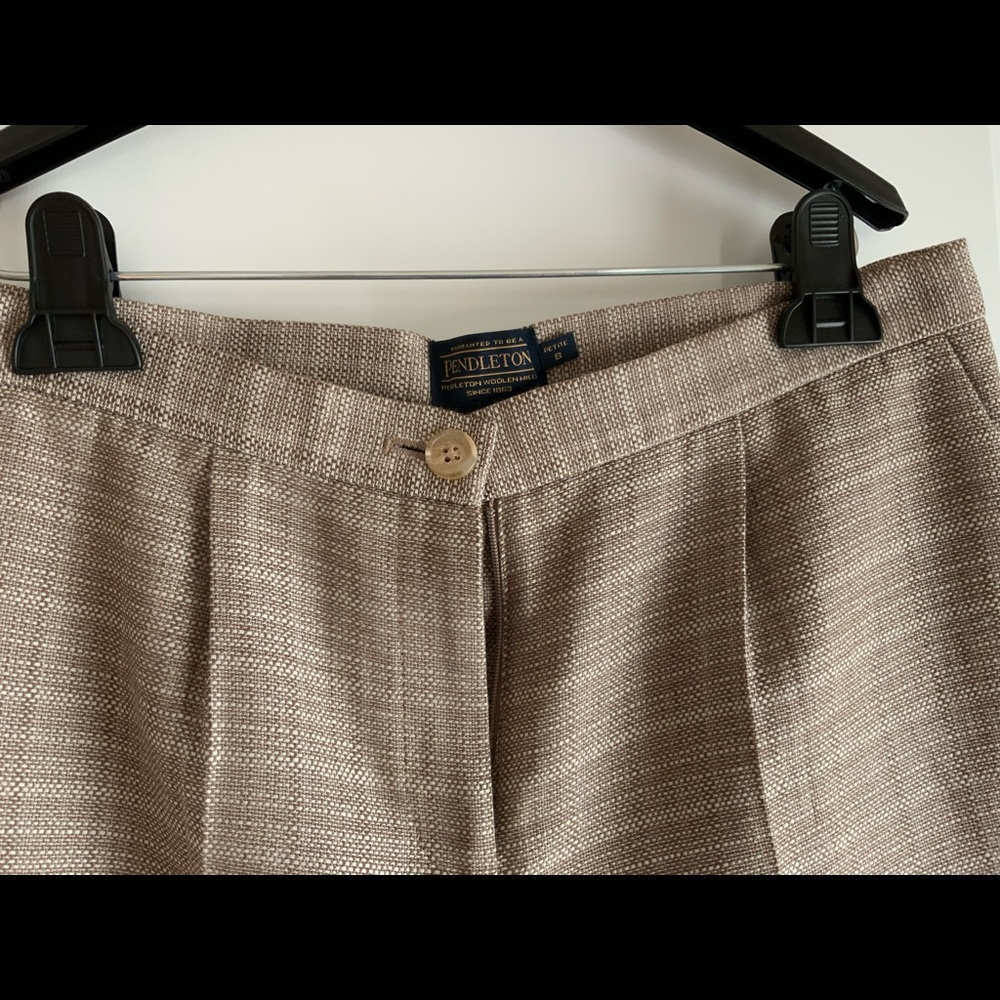 Pendleton 100% Wool, Lightweight Ankle Crop Pant,… - image 2